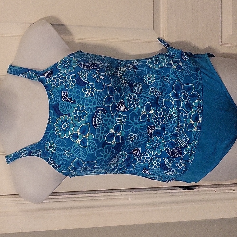 Maxine of Hollywood Onepiece Floral Tie Side Swimsuit